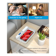 iDiskk Portable Smart Timer Phone Locker Box Cell Phone Time Locking Container Self Control Focus on Learning Prevent Game