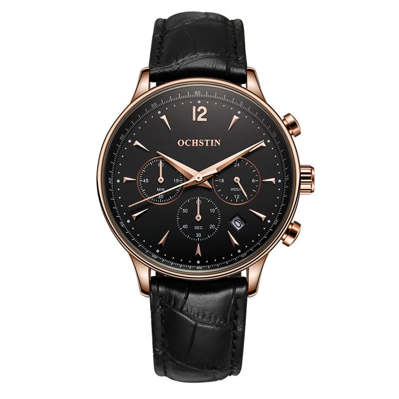 Men Waterproof Business Watch