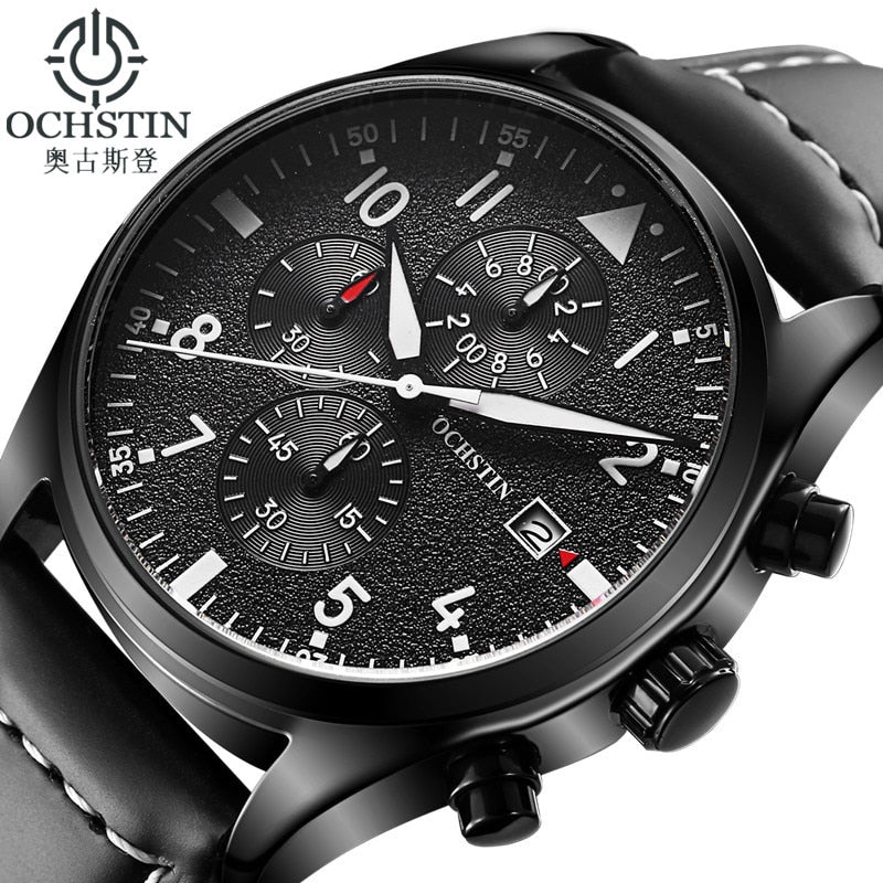 Men Waterproof Business Watch